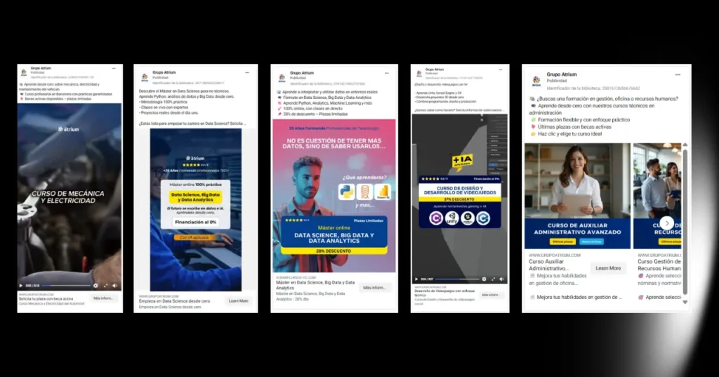 meta ads grupo atrium