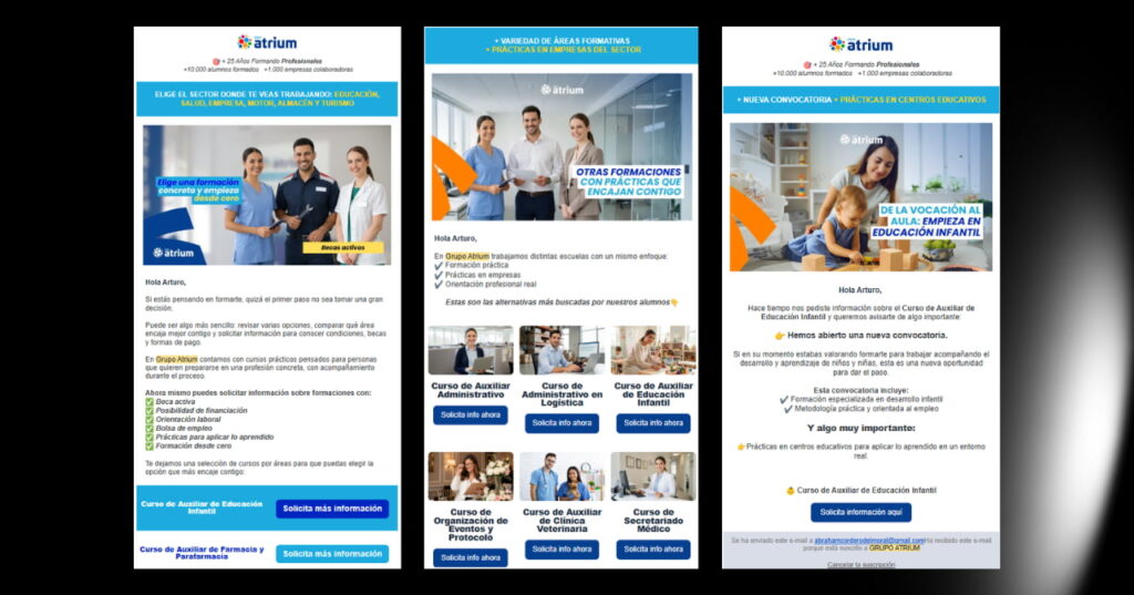 email marketing atrium